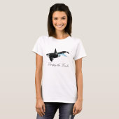 T-shirt Vider Les Chars Dolphin Libre Orca Tueur Whale (Devant entier)