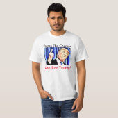 T-shirt Videz les idiots et le vote pour l'atout (Devant entier)