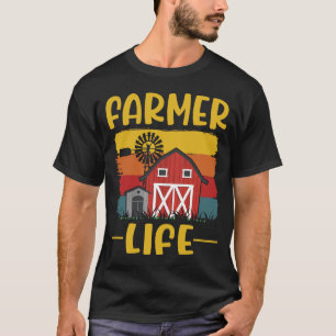 T-shirt Vie agricole Agriculture Agriculteur local