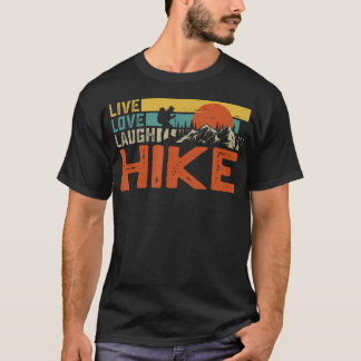 T-shirt Vie Amour Rire Randonnée - Camping Randonnée Extér