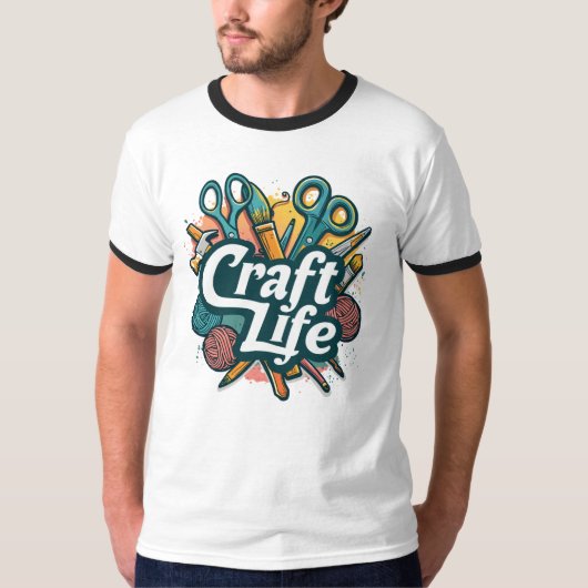 T-shirt vie artisanale (Devant)