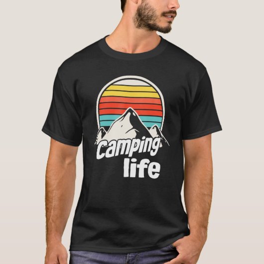 T-SHIRT VIE CAMPING (Devant)