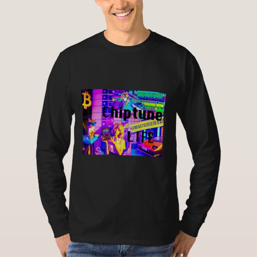 T-shirt Vie Chiptune (Devant)