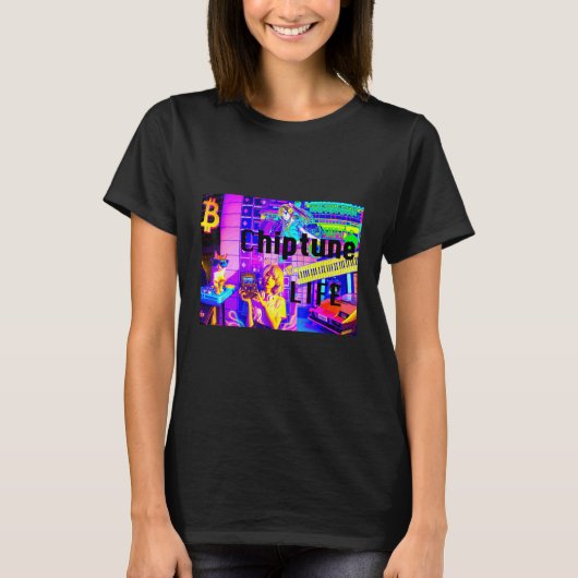T-shirt Vie Chiptune (Devant)