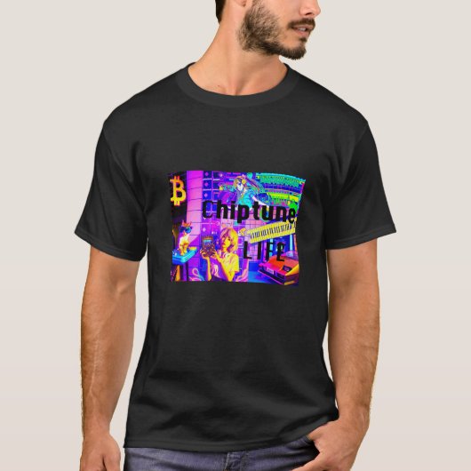 T-shirt Vie Chiptune (Devant)