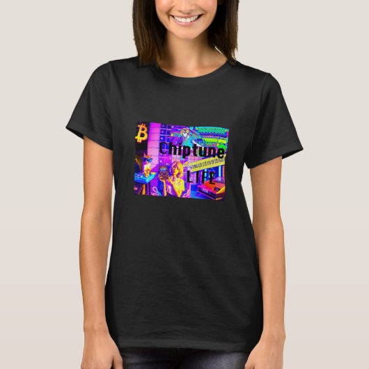 T-shirt Vie Chiptune (Devant)