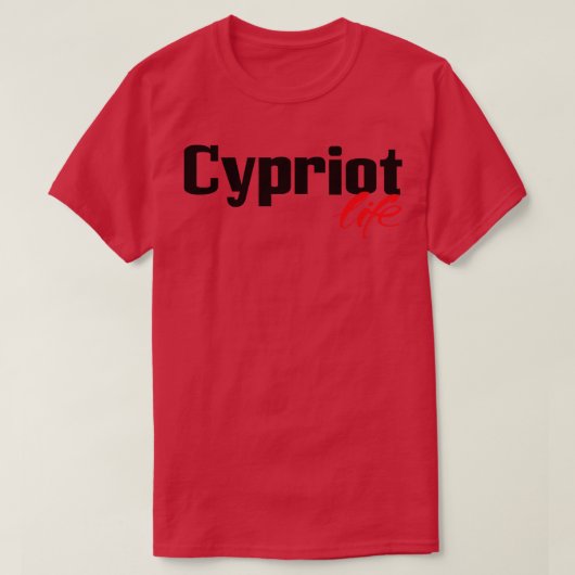 T-shirt Vie chypriote (Design devant)