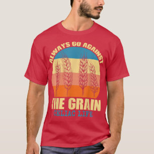 T-shirt Vie coeliaque Blé Barbe de seigle gluten Intoléran