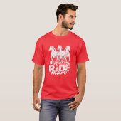 T-shirt Vie courte plus Cheval (Devant entier)