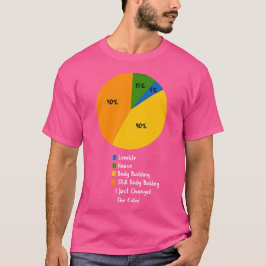 T-shirt Vie Dans Un Câble Graphique Drôle Bâtiment du corp (Devant)