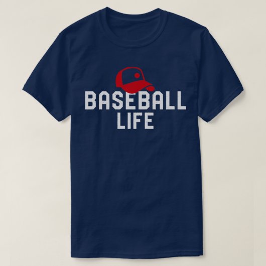 T-shirt Vie de base-ball1 (Design devant)