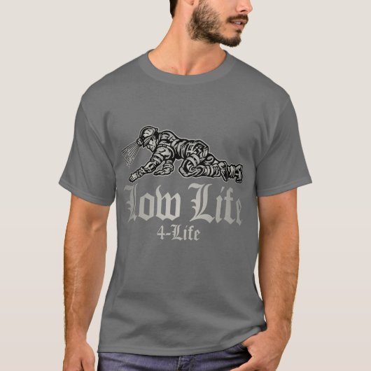 T-SHIRT VIE DE BASSE ÉTERNELLE (Devant)
