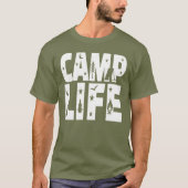 T-shirt Vie de camp, Vie de camping (Devant)
