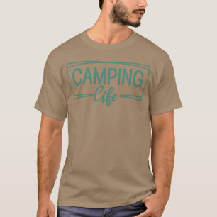 T-shirt Vie de camping Aventurier de camping Amis de camp