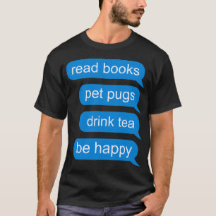 T-shirt Vie de Carlin - Illustration de Chien Carlin Adora