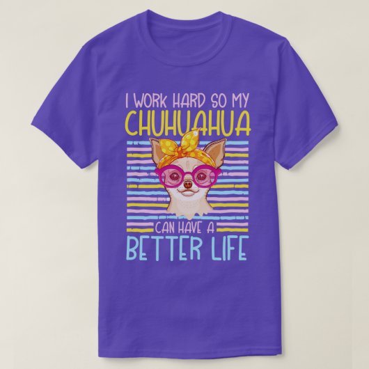 T-shirt vie de chuahuahua (Design devant)