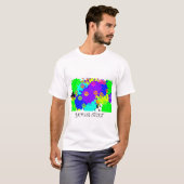 T-SHIRT VIE DE COULEUR AVEC UN HOMME MODÈLE (Devant entier)