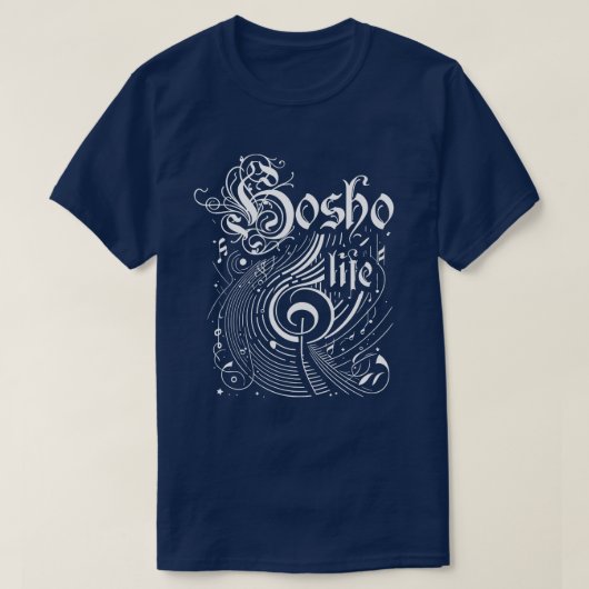 T-shirt Vie de Hosho Musique Wavy (Design devant)
