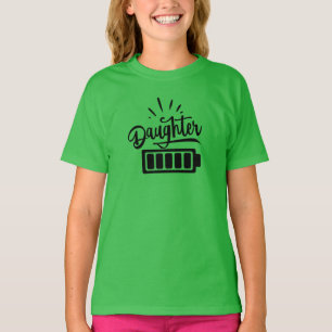 T-shirt Vie de la batterie fille