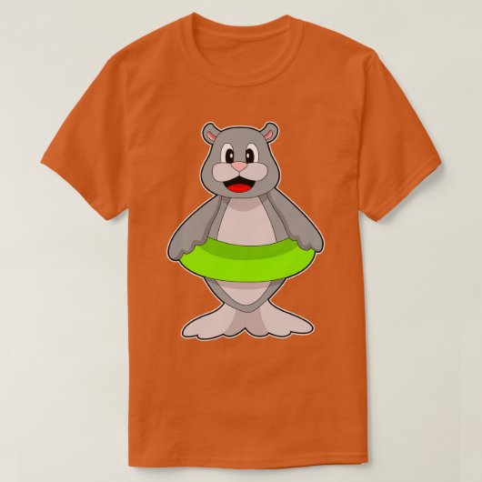T-shirt Vie de natation de phoque (Design devant)