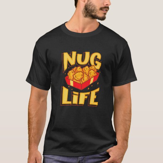 T-shirt Vie de pépite de poulet (Devant)