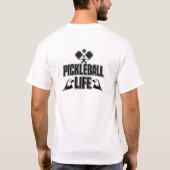 T-shirt Vie de pickleball (Dos)