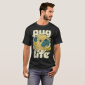 T-shirt Vie de Pug (Devant entier)