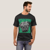 T-shirt Vie de Pug Floral (Devant entier)