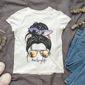 T-shirt Vie de tir à l'arc Messy Bun