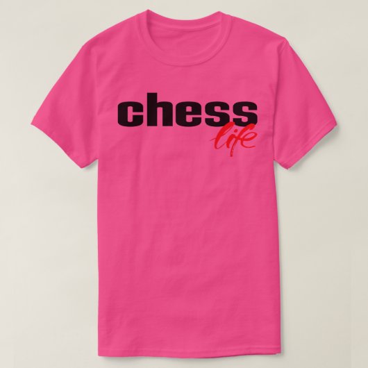 T-shirt Vie d'échecs (Design devant)