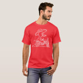 T-shirt Vie d'éleveur de canards (Devant entier)
