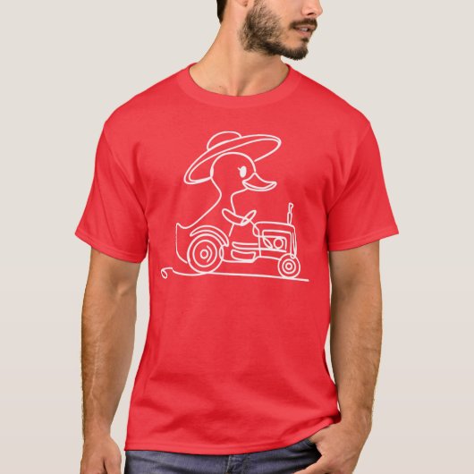 T-shirt Vie d'éleveur de canards (Devant)