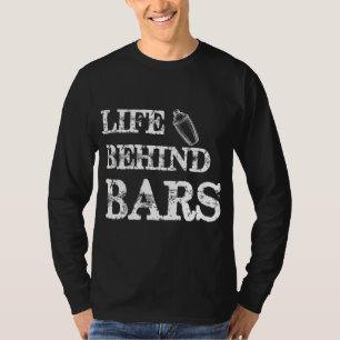 T-shirt Vie Derrière Les Bars Drôle Bartending Mixologue B