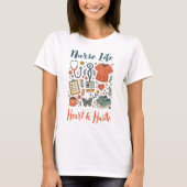 T-shirt Vie d'infirmière (Devant)