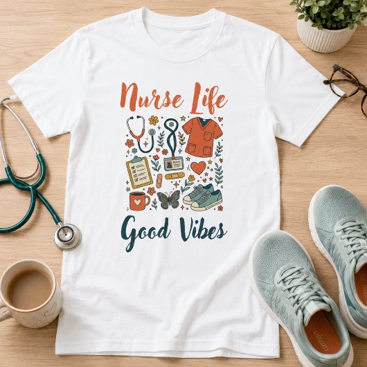 T-shirt Vie d'infirmière