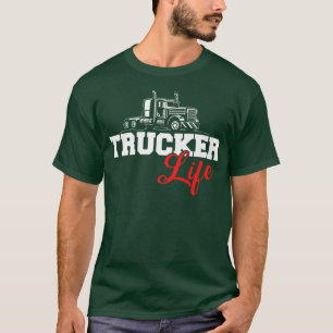 T-shirt Vie du camion conducteur