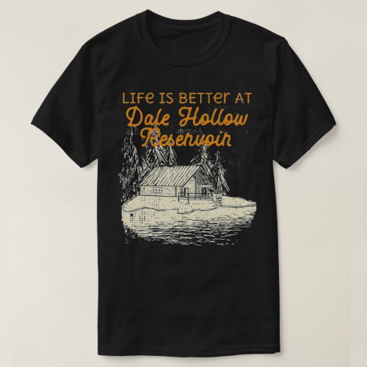 T-shirt Vie du lac Dale Hollow (Design devant)