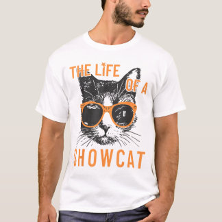 T-shirt Vie d'une chemise Amoureux des chats amusante Show