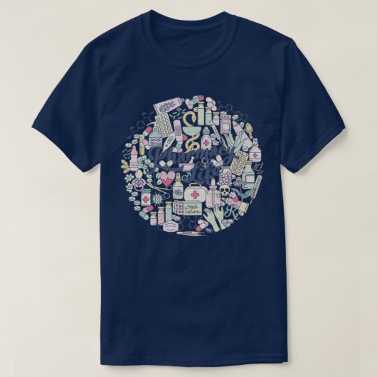 T-shirt Vie en pharmacie 1 (Design devant)