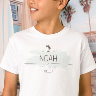T-shirt Vie en Van Vintage Sage Aventure de Plein Air Garç