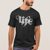 T-shirt Vie et mort Ambigram (Devant)