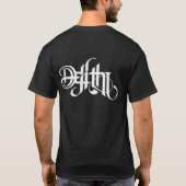 T-shirt Vie et mort Ambigram (Dos)