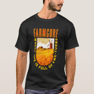 T-shirt Vie Farmcore Pleine de Tours de Brebis Vintage Rus