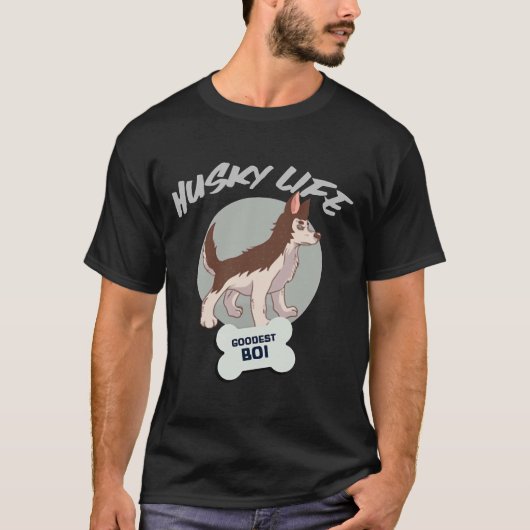 T-shirt Vie Husky (Devant)