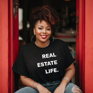 T-shirt VIE IMMOBILIÈRE. Marketing de revendeur