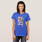 T-shirt Vie - Low Poly Macaw (Devant entier)