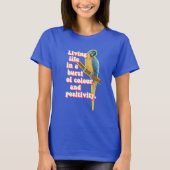 T-shirt Vie - Low Poly Macaw (Devant)