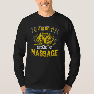 T-shirt Vie Meilleure Avec Massage Thérapeutique Massage T