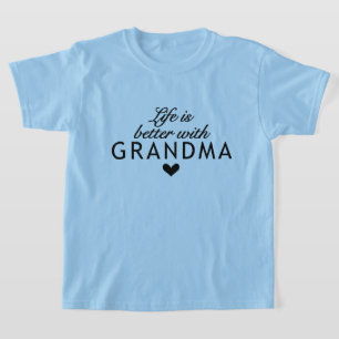 T-shirt vie mignonne mieux Grand-mère