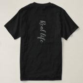 T-shirt Vie réelle (Design dos)